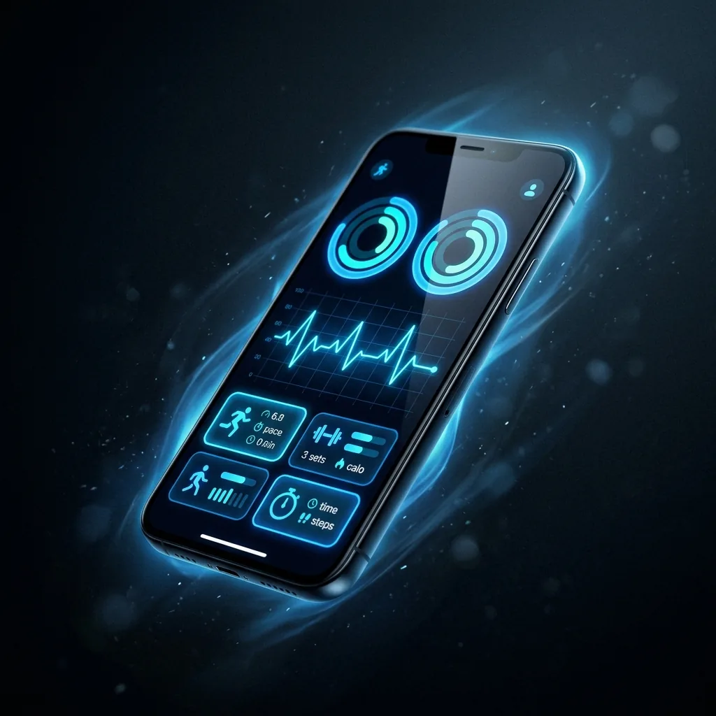 BATSTACK Portfolio Project - Apex — Fitness Tracker Digital Solution Mockup
