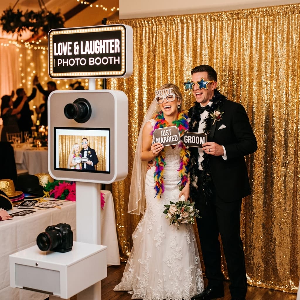 BATSTACK Portfolio Project - Snap Magic Photobooths Digital Solution Mockup
